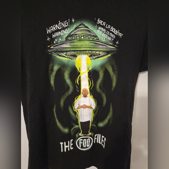 Foos Gone Wild Medium The Foo Files T Shirt Black Mens Size Medium - Picture 2 of 8